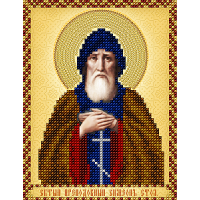 Икона для вышивки бисером "Святой преподобный Симеон Столпник" (Схема или набор)